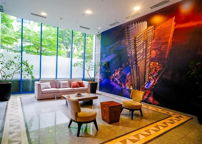 Modern 1br Corner Unit, Pool & Gym Overlooking Skyline - It Park Appartamento